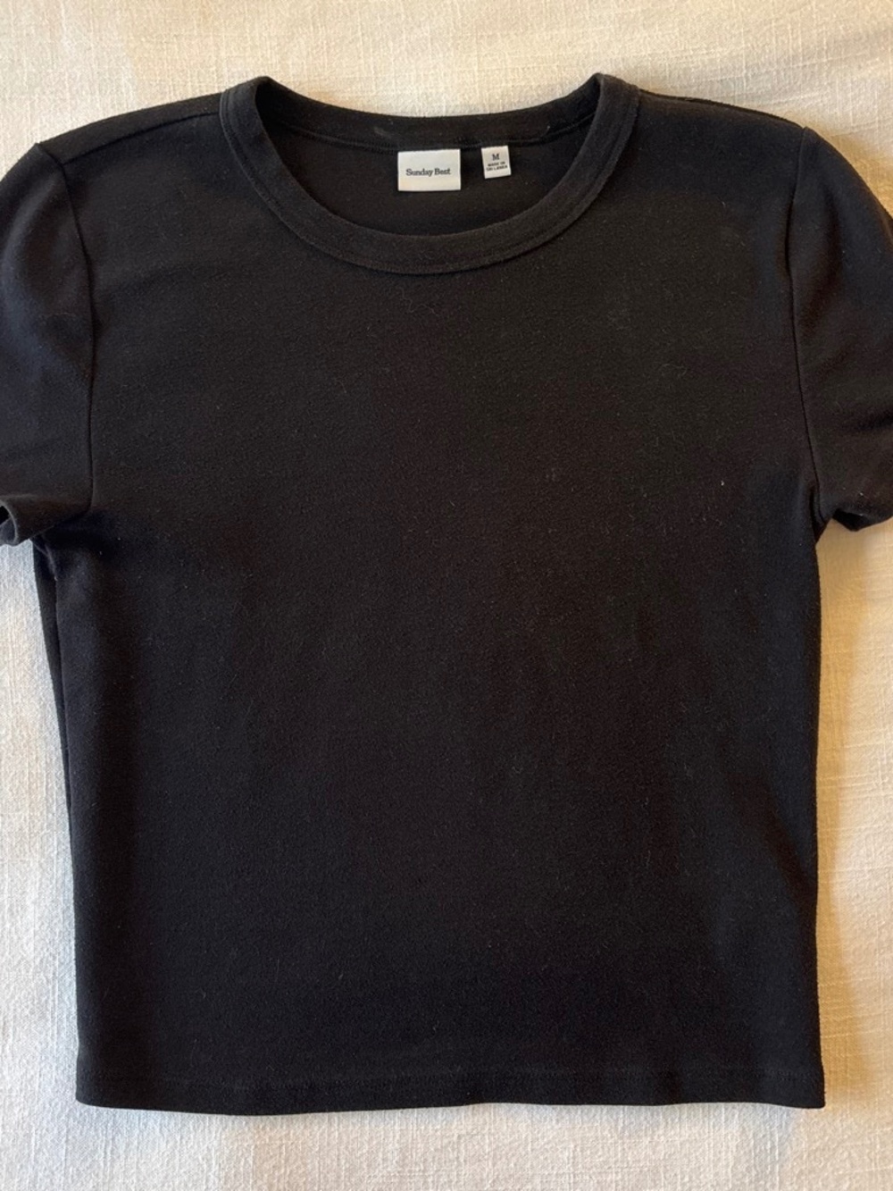Sunday Best Black Crop Top